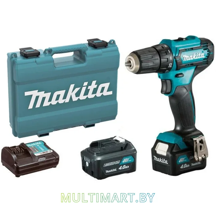 Дрель-шуруповерт Makita DF333DWME (с 2-мя АКБ, кейс)